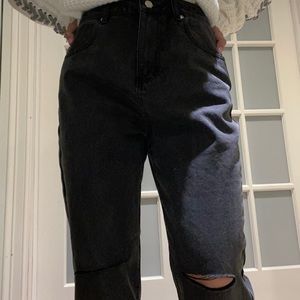 NEW with tags Black Baggy Boyfriend jeans